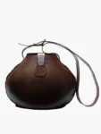 Amuka Sculpted Face Bag With A Rounded Form Inspired By The Gourd