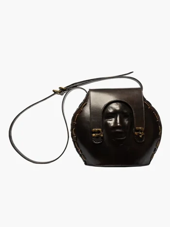 Amuka Sculpted Face With Brass Bead Work