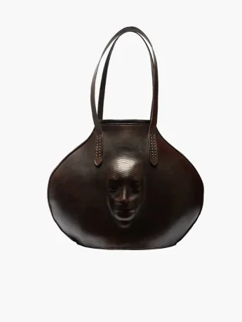 Amuka Sculpted Face With Capacious Silhouette And Two Straps