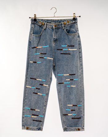 Beaded Colours - Brown, Orange, White and Blue