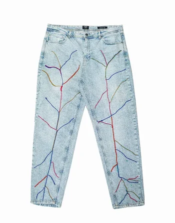 Washed Blue Denim - Root Beadwork