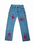 Medium Blue Denim - Akire Beetle Beadwork, Rustler Denim