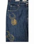 Dark Indigo Denim – Akire Beetle Beadwork, Universal Thread