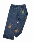 Dark Indigo Denim – Akire Beetle Beadwork, Universal Thread