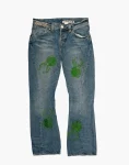 Medium Blue Denim - Akire Beetle Beadwork