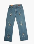 Medium Blue Denim - Akire Beetle Beadwork