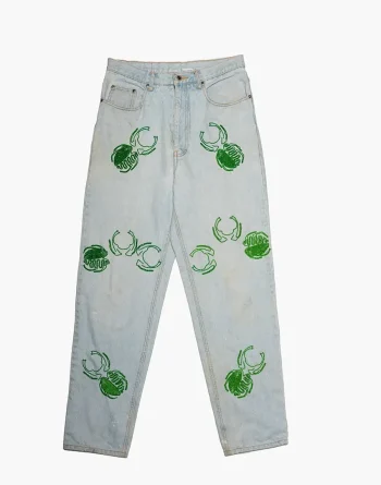 Ice Blue Denim - Akire Beetle Beadwork, Dry Goods Saugatuck Company Ltd