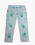 Light Wash Denim - Akire Beetle Beadwork