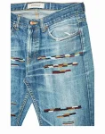Blue Denim – Horizontal Beadwork, Dressmann Denim