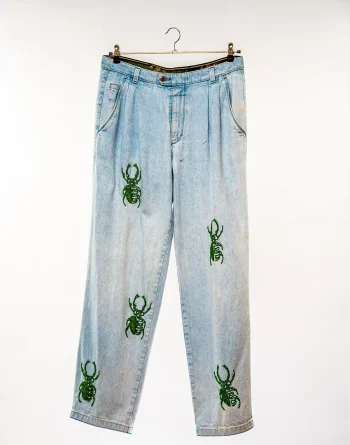 Upcycled Denim: Light Wash Denim by BRX