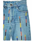 Ice Blue – Vertical Beadwork, C.S & Co Denim Frnt