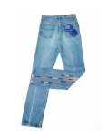 Ice Blue – Vertical Beadwork, C.S & Co Denim Frnt