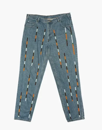 Blue Denim - Akire Vertical Beadwork