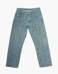 Blue Denim - Akire Twisted Vertical Beadwork, Wrangler 