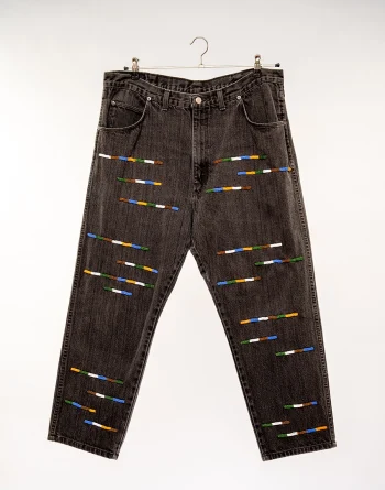 Wrangler: Beaded Colours - White, Gold Brown, Blue, Orange and Green.